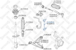 BIELETA STABILIZATOR STELLOX 56-00265-SX - Compatibil cu HONDA