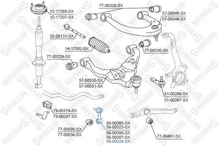 Bieleta stabilizator Stellox 56-00324-SX
