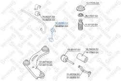 BIELETA STABILIZATOR STELLOX 56-00360-SX - Compatibil cu INFINITI, NISSAN, NISSAN (DFAC), RENAULT