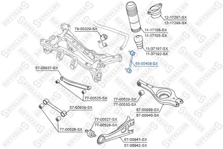 Bieleta stabilizator Stellox 56-00408-SX