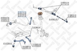 BIELETA STABILIZATOR STELLOX 56-00512-SX - Compatibil cu BMW