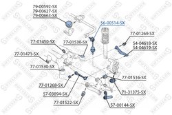 Bieleta stabilizator Stellox 56-00514-SX
