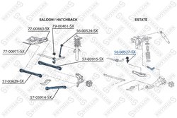 Bieleta stabilizator Stellox 56-00527-SX