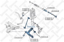 BIELETA STABILIZATOR STELLOX 56-00530-SX - Compatibil cu FIAT
