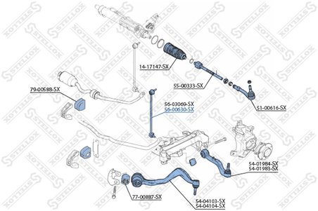Bieleta stabilizator Stellox 56-00630-SX