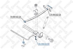 Bieleta stabilizator Stellox 56-00634-SX