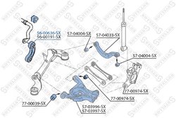 Bieleta stabilizator Stellox 56-00636-SX