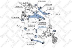 Bieleta stabilizator Stellox 56-00637-SX