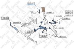 Bieleta stabilizator Stellox 56-00639-SX