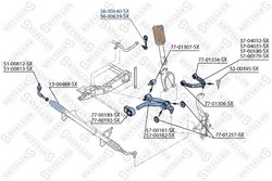 Bieleta stabilizator Stellox 56-00640-SX