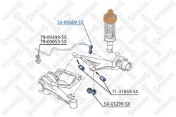 Bieleta stabilizator Stellox 56-00669-SX