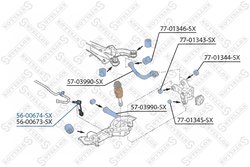 Bieleta stabilizator Stellox 56-00674-SX