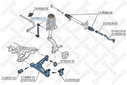 Bieleta stabilizator Stellox 56-00810-SX