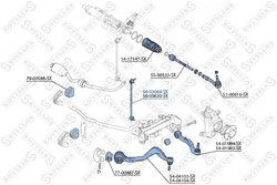 BIELETA STABILIZATOR STELLOX 56-03069-SX - Compatibil cu ALPINA, BMW