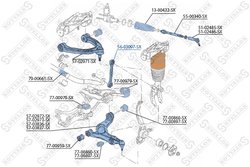 BIELETA STABILIZATOR STELLOX 56-03097-SX - Compatibil cu AUDI, PORSCHE, VW