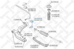 Bieleta stabilizator Stellox 56-04496-SX