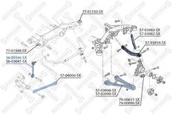 Bieleta stabilizator Stellox 56-05046-SX