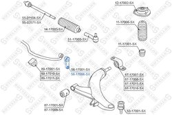 Bieleta stabilizator Stellox 56-17006-SX