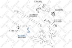 Bieleta stabilizator Stellox 56-51019-SX