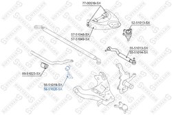 BIELETA STABILIZATOR STELLOX 56-51020-SX - Compatibil cu HYUNDAI