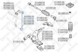 BIELETA STABILIZATOR STELLOX 56-53006-SX - Compatibil cu KIA