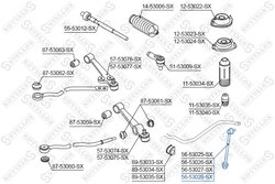 BIELETA STABILIZATOR STELLOX 56-53028-SX - Compatibil cu KIA