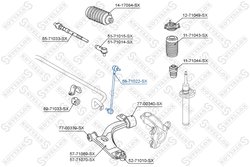 BIELETA STABILIZATOR STELLOX 56-71022-SX - Compatibil cu FORD, FORD AUSTRALIA, MAZDA, RENAULT