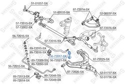 Bieleta stabilizator Stellox 56-72017-SX