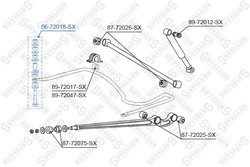 Bieleta stabilizator Stellox 56-72018-SX