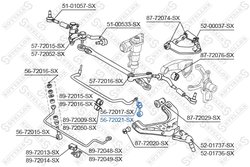 BIELETA STABILIZATOR STELLOX 56-72021-SX - Compatibil cu MITSUBISHI