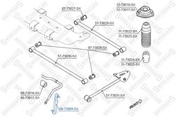 BIELETA STABILIZATOR STELLOX 56-73009-SX - Compatibil cu CHEVROLET, DAEWOO
