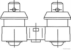 CLAXON HERTH+BUSS ELPARTS 56370045 - Piesa auto compatibila cu mai multe marci