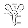 CUREA DISTRIBUTIE GATES 5660XS - Compatibil cu ACURA, HONDA