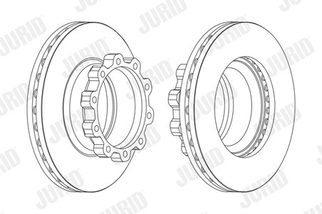 Disc frana Jurid 567500J