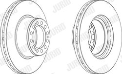Disc frana Jurid 569001J