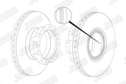 Disc frana Jurid 569129J