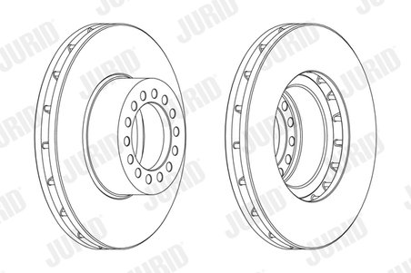 DISC FRANA JURID 569265J - Compatibil cu IVECO
