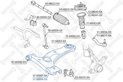 Brat suspensie Stellox 57-00096-SX