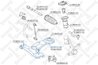 BRAT SUSPENSIE STELLOX 57-00121-SX - Compatibil cu TOYOTA