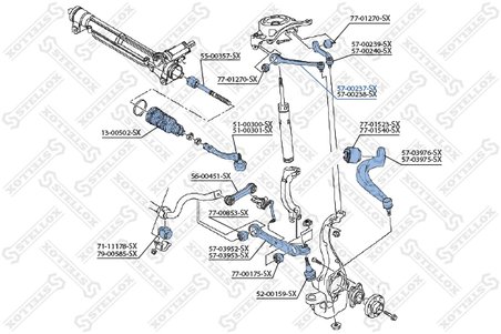 Brat suspensie Stellox 57-00237-SX