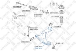 BRAT SUSPENSIE STELLOX 57-00780-SX - Compatibil cu NISSAN, RENAULT