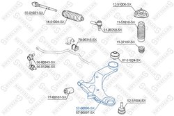 BRAT SUSPENSIE STELLOX 57-00896-SX - Compatibil cu HYUNDAI