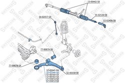 BRAT SUSPENSIE STELLOX 57-02040-SX - Compatibil cu FIAT