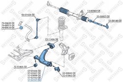 Brat suspensie Stellox 57-02101-SX