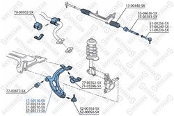 Brat suspensie Stellox 57-03510-SX