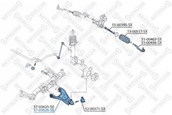 Brat suspensie Stellox 57-03626-SX