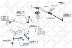 Brat suspensie Stellox 57-03644-SX