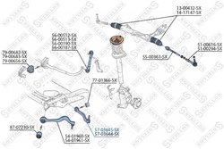 BRAT SUSPENSIE STELLOX 57-03645-SX - Compatibil cu BMW