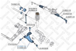 BRAT SUSPENSIE STELLOX 57-03681-SX - Compatibil cu FORD, JAGUAR