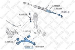 BRAT SUSPENSIE STELLOX 57-03912-SX - Compatibil cu FIAT, LANCIA